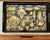 Great visual in this bespoke serving tray in the manner of Fornasetti. Tray made by Sally Designs, Glencoe, IL and artist...