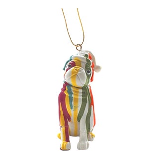 Interior Illusions Plus Pug Holiday Dog Ornament For Sale