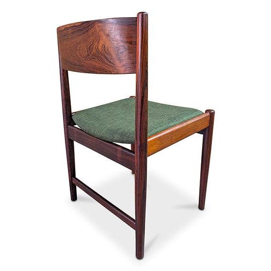 Mid-Century Modern 1950s set of 4 Attributed to Kurt Ostervig Rosewood Dining Chairs by Sibast - 102543 For Sale - Image 3 of 8