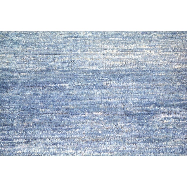 Moroccan Azilal Hand Knotted Wool Rug, 8'4"x10'9" For Sale In New York - Image 6 of 6