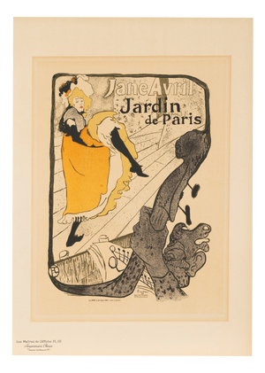 Henri de Toulouse-Lautrec, Jane Avril: Jardin de Paris from Les Maîtres de L'Affiche, 1898, Original Lithograph