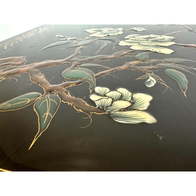 Chinese Laquered Coffee Table, 1950s For Sale - Image 6 of 15