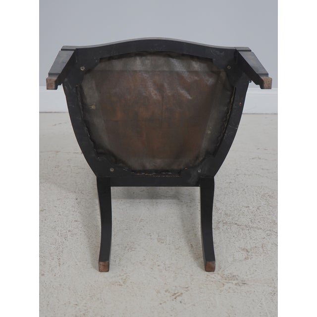 Lousa Braga Paint Decorated Shield Back Armchairs For Sale - Image 17 of 18