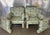 Green 80s/90s Postmodern Parsons Style Arm Chairs, Vintage Lounge Chair, Modern Club Chair, Floral For Sale - Image 8 of 8