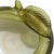 Mid-Century Modern Vintage Murano Barbini Green Apple Gold Flecks Italian Art Glass Mid Century Decorative Bowl Ashtray For Sale - Image 3 of 6