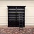 Large English Black Bookcase For Sale - Image 3 of 17