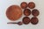Wood Vintage Woven Bent Wood Snack Set, Retro Style Entertaining, Nut Dishes Appetizer- 8 Pieces For Sale - Image 7 of 9