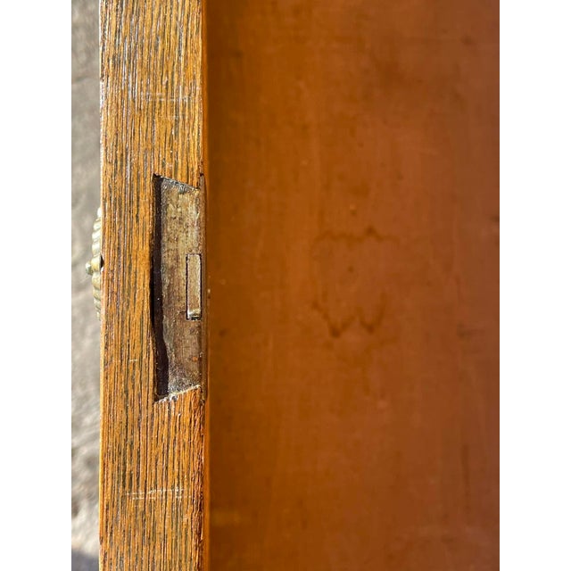 Antique 1800's Eastlake Oak Dresser – Hand Carved – Original Hardware For Sale - Image 15 of 18