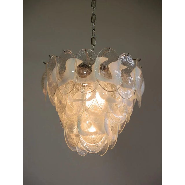 1970s Murano Chandelier from Mazzega, 1979 For Sale - Image 5 of 13