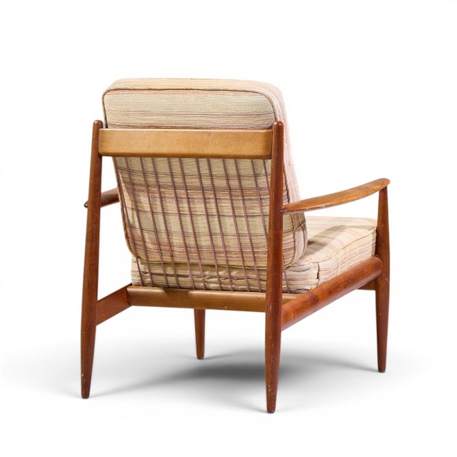 Grete Jalk for France and Sons Mid Century Danish Teak Lounge Chairs - Pair For Sale - Image 10 of 12