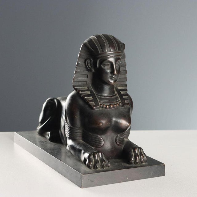 Sphinx in Bronze For Sale - Image 4 of 9