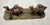 Metal Antique 19th Century Mini Cold Painted Austrian Vienna Bronze Man 2 Camel Statue For Sale - Image 7 of 12