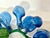 60s Italian Hand Blown Glass Blue Grapes, Pair For Sale - Image 4 of 6