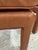 Pair of Vintage Leather Ottomans in Caramel Brown For Sale - Image 4 of 6