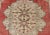 Classic Antique Sivas Rug Turkish in Medallion Design With Coral Red Field & Light Green For Sale In Atlanta - Image 6 of 11