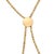 Haus of Brilliance Gold Vermeil Diamond Accent Bar Lariat Bolo Bracelet For Sale - Image 4 of 4
