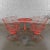 Mid-20th Century MCM Homecrest Outdoor Coral Adjustable Dining Coffee or End Table & 4 Springer Chairs For Sale - Image 13 of 13