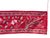 Vintage Chinese Long Red Pink Flower Embroidery Fabric Art For Sale - Image 10 of 17