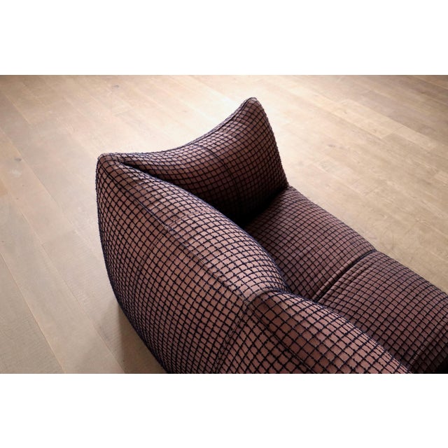 Le Bambole Sofa in Buffalo Leather by Mario Bellini for B&B Italia, 1970s For Sale - Image 3 of 12
