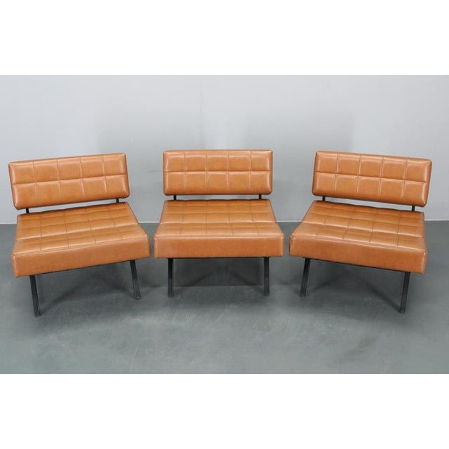 Vintage Italian Convertible Lounge Chairs, 1970s, Set of 3 For Sale - Image 3 of 18