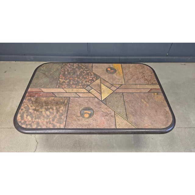 Coffee Table in the style of Paul Kingma, 1980s For Sale - Image 12 of 13