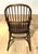 English Reproduction Oak Windsor Stickback Arm Chair Originally from Hideaway House Antiques in Los Angeles Made in...