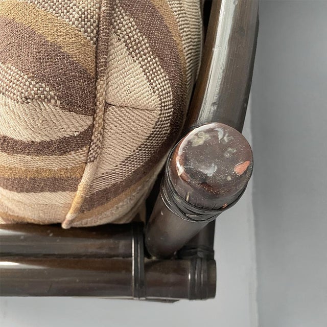 Wood American Modern Sofa by Lyda Levi for McGuire Company, 1970s For Sale - Image 7 of 15
