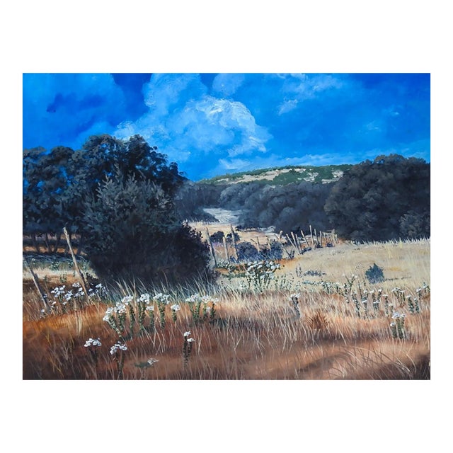 Contemporary Twilight Landscape Painting For Sale