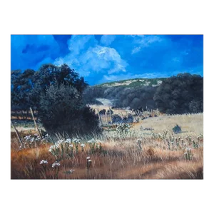 Contemporary Twilight Landscape Painting