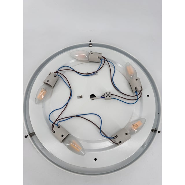 Mid-Century Modern Illuminated Wall Mirror in Crystal Glass from Glashütte Limburg, Germany, 1960s For Sale - Image 3 of 16