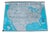 1940s Illinois Cental Rail Road Wall Map For Sale