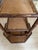 Beige Vintage Rattan Ostrich Leather Octagonal Side Table For Sale - Image 8 of 11