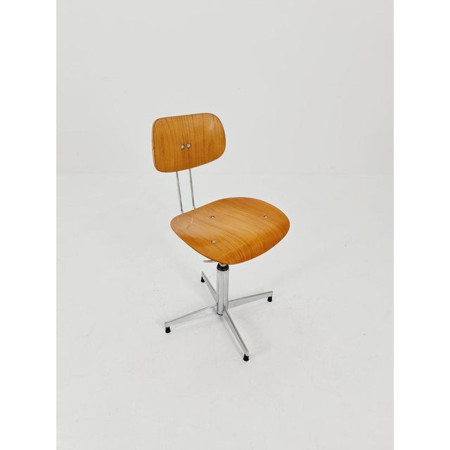 Bauhaus German Swivel Chair by Egon Eiermann for Wilde & Spieth, 1950s For Sale - Image 11 of 11