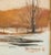 1970s Vintage Mid Century Modern Small Landscape Watercolor Painting For Sale - Image 5 of 6
