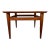 Vintage Heritage Mid-Century Danish Modern Solid Walnut Side Table | Sculpted Minimalist Accent Table | MCM End Table For Sale