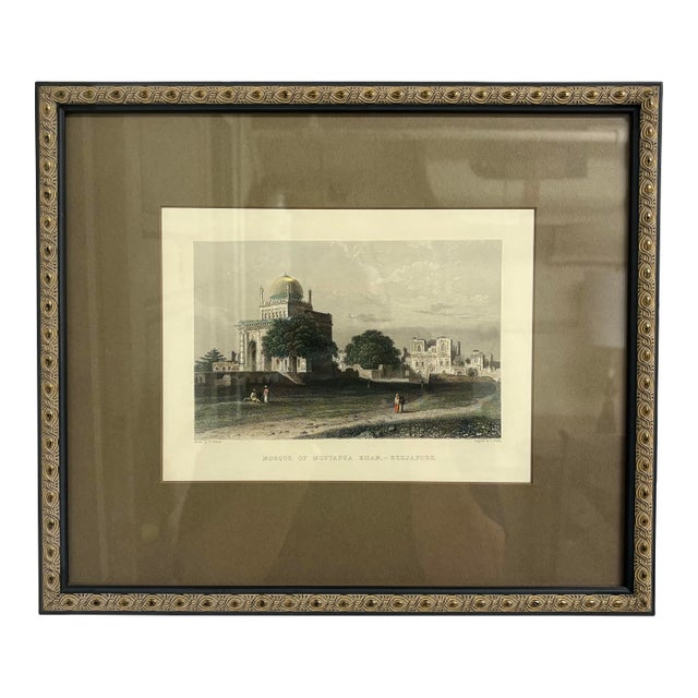 Antique Hand Colored English Engraving by Montgomery Martin. For Sale