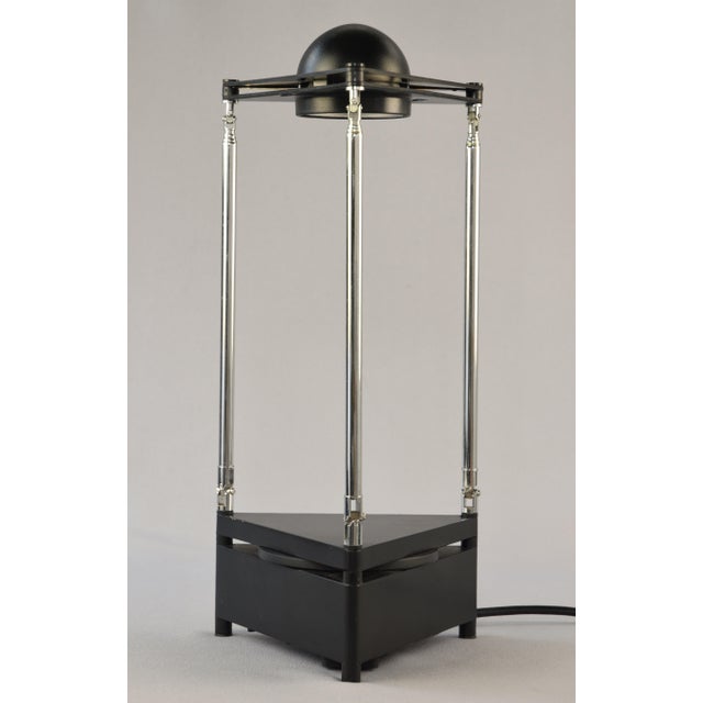 A rare and highly distinctive kandido telescopic table lamp, designed by ferdinand alexander porsche and produced by luci,...