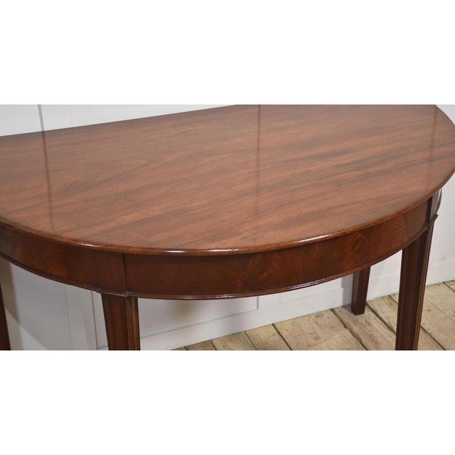 Mahogany Hall Tables, Set of 2 For Sale - Image 6 of 9