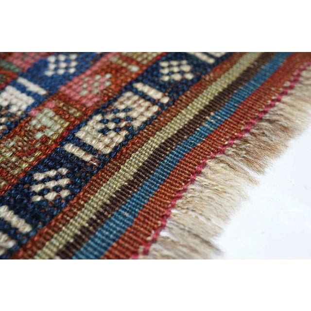 Textile Late 18th Century Antique Khamseh Rug 5'0'' x 9'5'' For Sale - Image 7 of 12