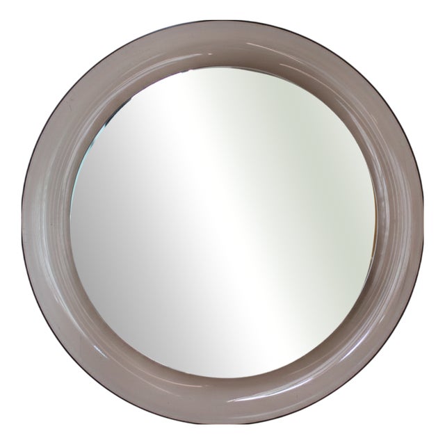 Round Mirror, 1970s-1980s For Sale