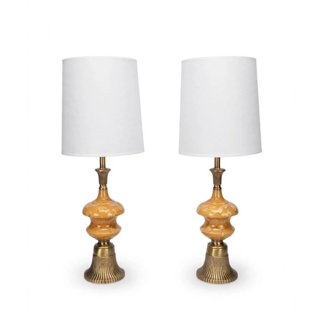 Mid-Century Modern Vintage Mid Century Modern Rembrandt Table Lamps - Pair For Sale - Image 3 of 12
