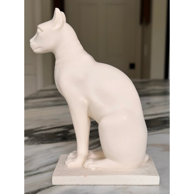 Sculpture Materials 1995 Made in Italy Arnoldo Gianelli Statuette of Bastet For Sale - Image 7 of 15