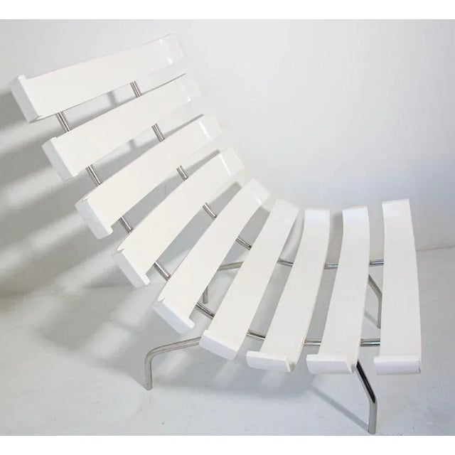 Wood Early 21st Century Costela Style Lounge White Chair After Martin Eisler Carlo Hauner For Sale - Image 7 of 13