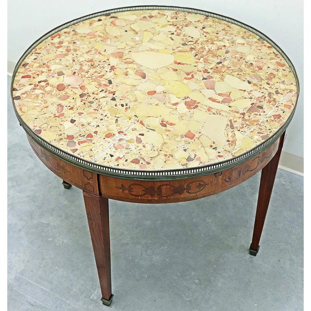 Louis XVI Style 19c French Gueridon Table For Sale - Image 4 of 4