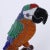 English Glass Beaded Parrot Sculpture For Sale - Image 3 of 8