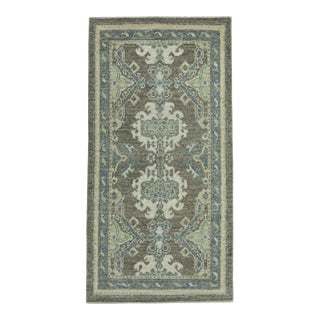 Turkish Oushak Rug 2'8" x 5'4" #19457 For Sale