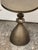 Contemporary Arhaus Sculptural Bronze Finish Pedestal Martini Side Table For Sale - Image 3 of 12