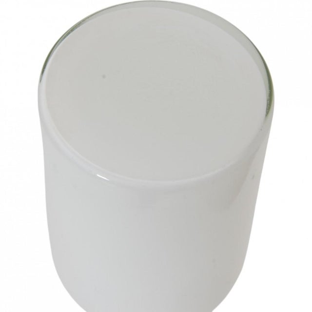 Vintage White Vase from Holmegaard For Sale - Image 4 of 5
