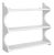 Vintage Oak Wall Display Rack For Sale