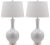 Blanche Gourd Lamp - White, a Pair For Sale - Image 9 of 9